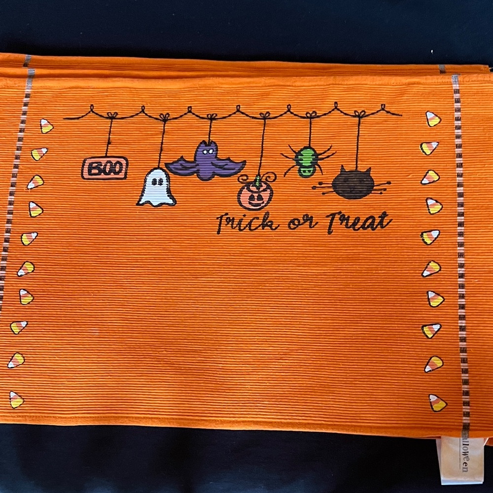 Halloween Orange Table Placemats